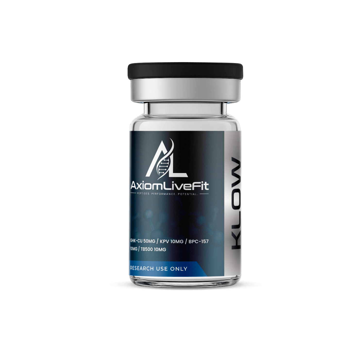KLOW - GHK-Cu (50mg) / KPV (10mg) / BPC-157 (10mg) / TB500 (10mg)